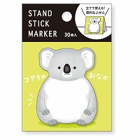 #マインドウエイブ 付箋 スタンドステックマーカー  コアラノオナカ 58134