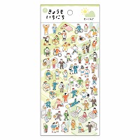 #マインドウエイブ ＭＷシール キョウモイチニチステッカー  モーニング 81934