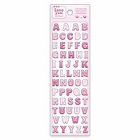 #マインドウエイブ シール フェイブユーステッカー  文字･ピンク 82540