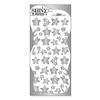 #マインドウエイブ シール シャイニーメタルステッカー  スター 82621