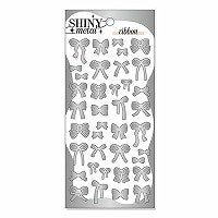 #マインドウエイブ シール シャイニーメタルステッカー  リボン 82623