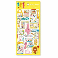 #マインドウエイブ シール マインドウエブキャラクターミニチュアステッカー  ユルアニマル 82643