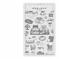 #マインドウエイブ シール オナカシアワセステッカー  ナツカシジュンキッサ 82666