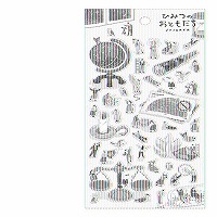 #マインドウエイブ シール ヒミツノオトモダチステッカー  ヒミツノテンタイカンソク 82687