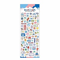 #マインドウエイブ シール ハピハピステッカー  シロクマ 82851