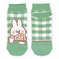 #マインドウエイブ バッグ・布製品 ソックス  ウサギノムーチャン メロンパン 95378