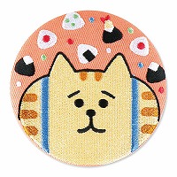 #マインドウエイブ 化粧雑貨 ゴロゴロニャンスケシシュウカンミラー  ニャンスケ 95468