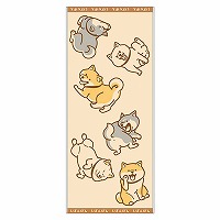 #マインドウエイブ 身辺雑貨 シバンバンフェイスタオル  ナニゲナイヒビ 95608