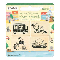 #エヌビー社 木製スタンプ　 やまのは町内会  旅行 1797702