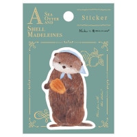 #エヌビー社 シール ステッカー･RESSA  ラッコとマドレーヌと 4864704