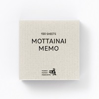 #PCM竹尾 メモ帳 MOTTAINAI･MEMO 90×90mm レザック96 オリヒメ 1749291