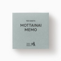 #PCM竹尾 メモ帳 MOTTAINAI MEMO  assorted-25 1750488