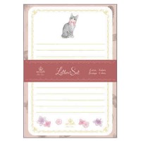 #クローズピン(国内販売のみ） レター たけいみきmondoレターセット  シルバータビー LS15824