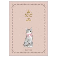 #クローズピン(国内販売のみ） ノート たけいみきmondoノート A5 シルバータビー NB15836