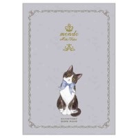 #クローズピン(国内販売のみ） ノート たけいみきmondoノート A5 タキシードキャット NB15837