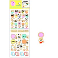 #クローズピン シール スケジュールシール  イヌ（2枚入） US16443