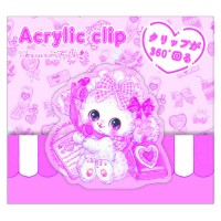 #クローズピン クリップ 飴ノ森ふみかアクリルクリップ  いちごレトロ KU16531
