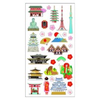 #クローズピン シール 和柄シール  日本旅行 US16580