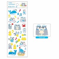 #クローズピン シール 吉田麻乃ドロップシール  ペンギン US16592