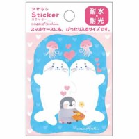 #クローズピン シール 吉田麻乃ステッカー  アザラシ US16598