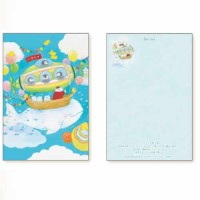#クローズピン カード 吉田麻乃ポストカード  シロイルカの飛行船 PC16630