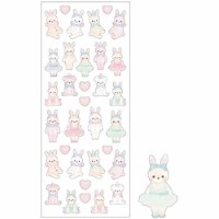 #クローズピン シール フロッキーシール  うさぎ US16662