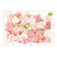 #クローズピン カード ポップアップカード 誕生日 バラ GC16688