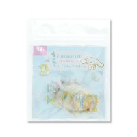 #クローズピン(国内販売のみ） シール サンリオキャラクターズ×クローズピンフレークシール アルファベット シナモロール US84138