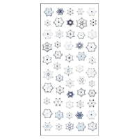 #奥山商会 シール 和風シール  雪の結晶 JP054