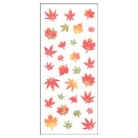 #奥山商会 シール 和風シール  紅葉 JP244