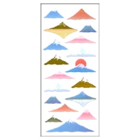 #奥山商会 シール 和風シール  富士山 JP328
