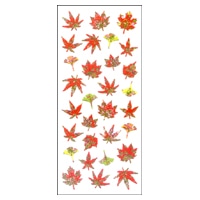 #奥山商会 シール 和風シール  千代柄紅葉 JP344