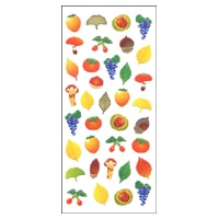 #奥山商会 シール 和風シール  秋の木の実 JP347