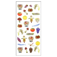 #奥山商会 シール 和風シール  秋の実り JP348