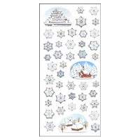 #奥山商会 シール 和風シール  雪の結晶 JP354