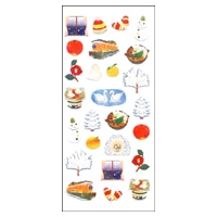 #奥山商会 シール 和風シール  冬物語 JP356