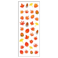 #奥山商会 シール ラメ入りシール  秋の木の実 CR147