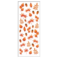#奥山商会 シール ラメ入りシール  秋の葉 CR247