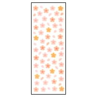 #奥山商会 シール ラメ入りシール  桜吹雪 CR278