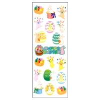 #奥山商会 シール ラメ入りシール  イースターバニー HR305