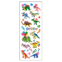 #奥山商会 シール ラメ入りシール  恐竜パーティ CR367
