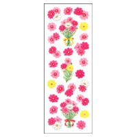 #奥山商会 シール ラメ入りシール  コスモス花束 CR935