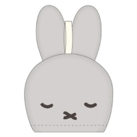 #スクエア(国内販売のみ）  ミッフィー マスコットタオル  グレー BW25-32