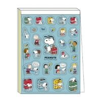 #スクエア(国内販売のみ）  メモパッド［シール付］  水色 PS26-6