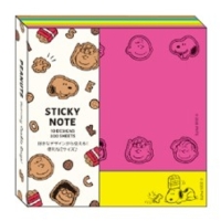 #スクエア(国内販売のみ）  選べる蛍光付箋  ピンク PS26-9