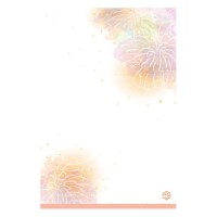 #フロンティア 暑中はがき 暑中はがき 花火ピンク   NPC-305
