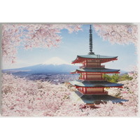 #フロンティア 身辺雑貨 マグネット  富士山と新倉浅間神社 IM-006