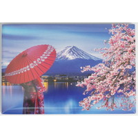 #フロンティア 身辺雑貨 マグネット  桜と富士山 IM-010