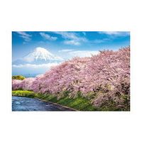 #フロンティア ポストカード 川辺から富士山と桜  川辺から富士山と桜 PCR-135