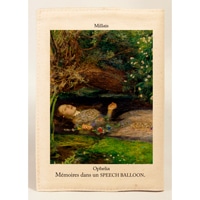 #スピーチバルーン ブックカバー 文庫版カバーｖ A6 Millais-Ophelia B-512-11